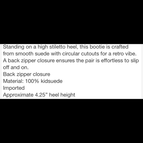 NWOB {BCBGMaxAzria} “Abay” Suede Cage Peep Toe Booties - Picture 8 of 8